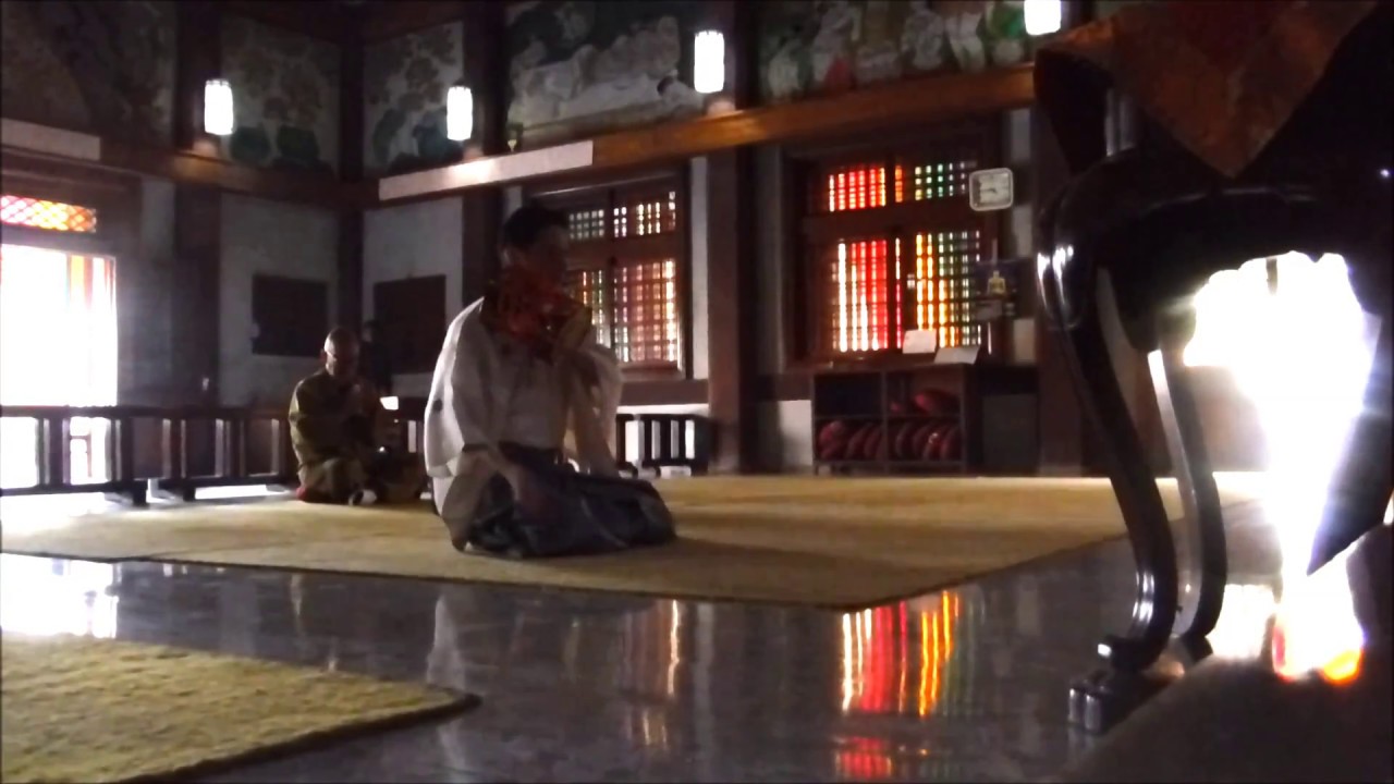 人間国宝大倉源次郎氏による奉納演奏